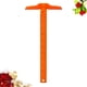 thumbnail image 4 of EeaseMX 2 escuadras en T de 30 cm con escala de doble cara, regla en forma de T, herramienta de medición de plástico para dibujo y diseño general, pulgadas/cm (naranja), 4 of 7