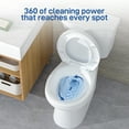 thumbnail image 5 of Elongated Two-Piece Toilets, 1.28 GPF Universal Height Siphonic Flush Toilet, cUPC Certification Water Efficient Bathroom Toilet(Toilet Seat Included), 5 of 9
