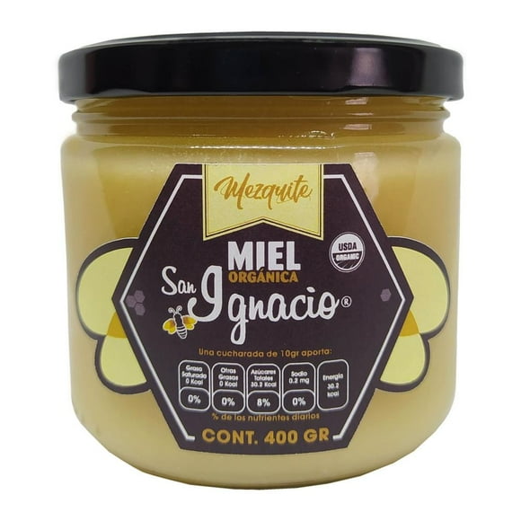 Miel Orgánica San Ignacio Mezquite 400gr