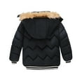 thumbnail image 2 of TAIAOJING Kids Toddler Jacket Baby Boys Girls Winter Zipper Button Hooded Windproof Coat Fall Outfits 18-24 Months, 2 of 6