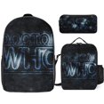 thumbnail image 1 of Doctor Who The Animated Series Backpack Young Scholar Set Developmental Bookbag with Healthy Lunch Solution, 1 of 5