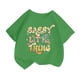 thumbnail image 1 of Pack De Playeras Para Hombre Y Niña, Bonitas Camisetas De Manga Corta Con Cuello Redondo Y Estampado A La Moda, Informales, Holgadas Y Cómodas Para Verano, 1 of 4