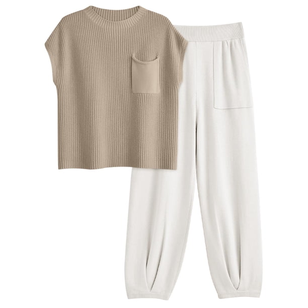 Conjunto de ropa LILLUSORY Two de 2 piezas para mujer 2025 White M