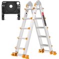 thumbnail image 3 of Ladder  Step Ladder Extension Multi Position &; Storage Folding Ladder   Security Load Telescoping Ladders for Stairs Home Indoor Outdoor Roof, 3 of 3