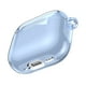 thumbnail image 5 of Funda Protectora Transparente Con Mosquetón TPU para Airpods 4 (Transparente) Azul, 5 of 6