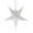 Silver, variant on 24 Inch Christmas Decoration Xmas Paper Star Holiday Star Hanging Ceiling Stars Pendant 3D Christmas Tree Lampshade 60cm