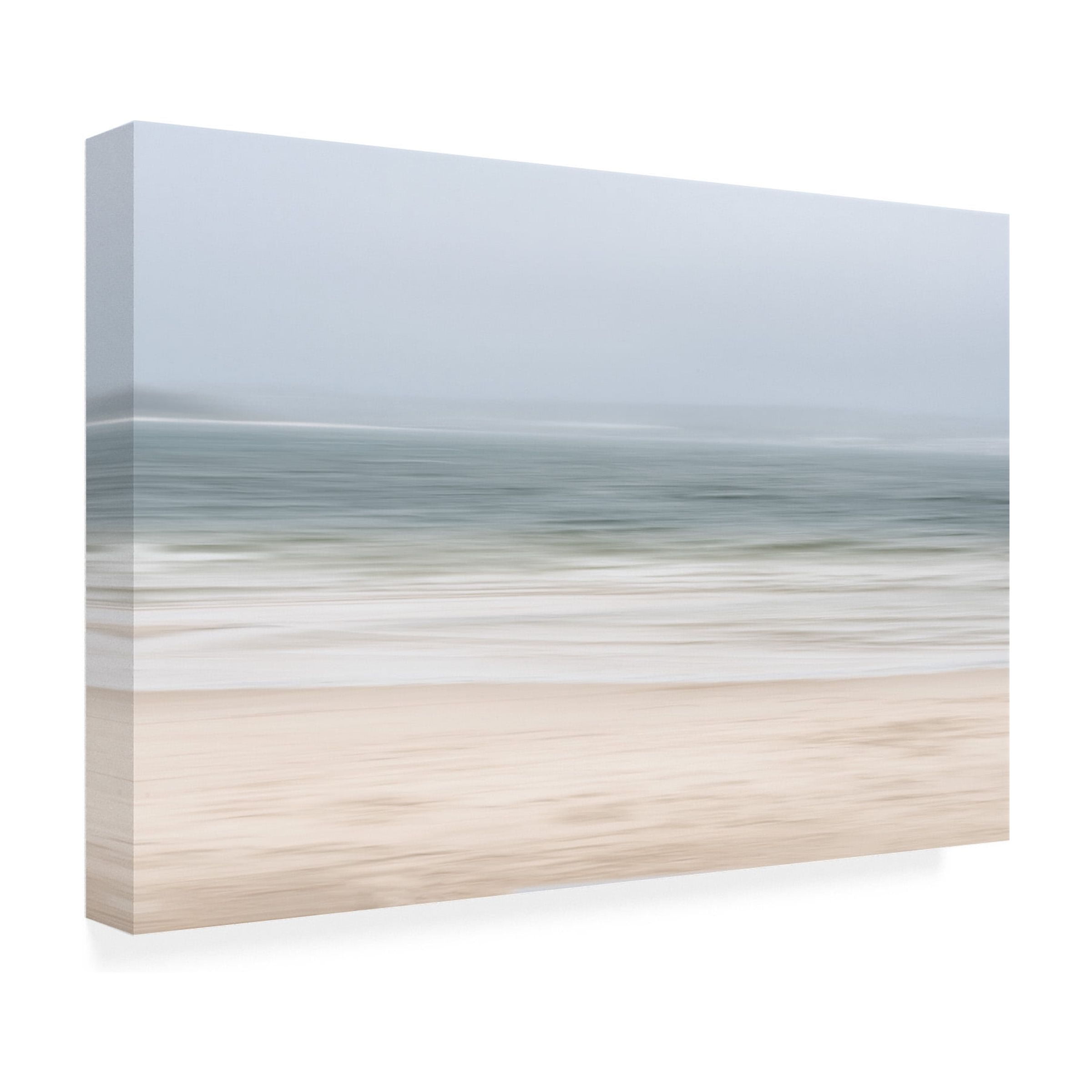 Eva Bane 'Misty Beach 01' Canvas Art