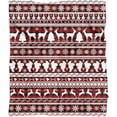 thumbnail image 2 of Red Christmas Throw Blanket for Couch Christmas Plaid Blanket Christmas Blankets and Throws, 50x60 Inch, 2 of 6