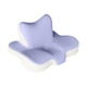 thumbnail image 2 of Almohada de lectura en forma de cuña, almohada para posición prona, suave, transpirable, de espuma viscoelástica, ergonómica, cervical Beige violeta, 2 of 9