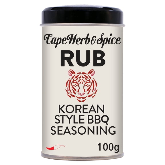 Cape Herb & Spice Rub Korean Style BBQ Seasoning 100g, Imported from Britain