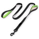 thumbnail image 1 of Correa para Perros con Asas Dobles para Entrenamiento de Seguridad y Control: Correas para Perros Grandes o medianos, Negro + Mango Verde, 1 of 5