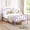 Purple, variant on 4 Ever Winner  Full Size Metal Platform Bed Frame with Heart-Shaped Decorative Headboard and Footboard, 12.2" Under bed Storage Space, Purple