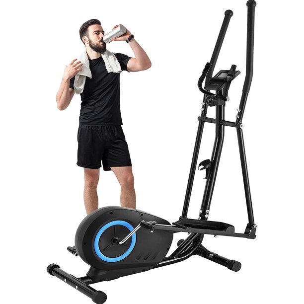 HOMFY Elliptical Machine for Home Use, Trainer Machine w/LCD