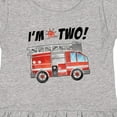 thumbnail image 4 of Inktastic I'm 2 Fire Truck 2nd Birthday Girls Toddler Dress, 4 of 5