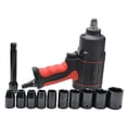 thumbnail image 2 of 1/2 Inch Double Hammer Type Pneumatic Wrench, Plastic Steel Pneumatic Heavy Duty Wrench, High Torque Air Trigger ,Excellent Sealing Performance, 2 of 3