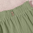 thumbnail image 5 of Byoo Little Girl's Frayed Ripped Denim Shorts Casual Shorts Street Bottoms,Green, 5 of 6