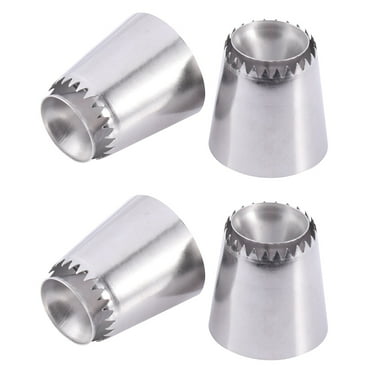 4 Pcs  Cake Decorating Tips Sphere Tips Stainless Steel Icing Piping Nozzles Tips for Pastry Cake Fondant Cupcake