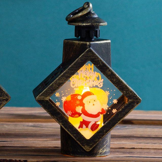 Decoraciones Navideñas Xihbxyly Luces Portátiles para niños