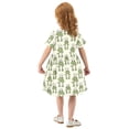 thumbnail image 6 of joogoo Cute Frog Girls' Short Sleeve Dress Kids Dresses 4T, 6 of 8