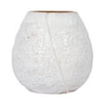 thumbnail image 6 of Ceramic Ceramic Vase - Textured Modern Decorative Accent - Stylish Home Decor for Living Room, Bedroom, Office & More - 11" Ivory & Tan, 6 of 13