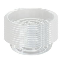 EPOTOOR Clear Thick Round Durable Sturdy Plastic Duty Sturdy Plant Saucer Drip Trays