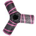 thumbnail image 3 of Pet Life ® 'Kitting-Go-Seek' Collapsible Folding Travel 3-way Kitty Cat Tunnel, 3 of 7