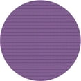 thumbnail image 1 of Ahgly Company Indoor Round Patterned Bright Purple Novelty Area Rugs, 7' Round, 1 of 6