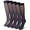 5 - All Colors, variant on Gustave 5 Pairs Thin Dress Socks for Men Over the Calf Glitter Silk Sheer Socks Soft Breathable Formal Business Work Nylon Socks