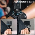 thumbnail image 2 of Correa de Muñeca para Cámara de Acción con Montura Giratoria Automática - Compatible con GoPro Hero 13-5, DJI Osmo Action 5 Pro/4/3, Insta360 ONE R y Más, 2 of 7