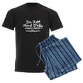 thumbnail image 6 of CafePress - Funny Airplane Men's Dark Pajamas - Men's Dark Loose Fit Cotton Pajama Set, 6 of 7