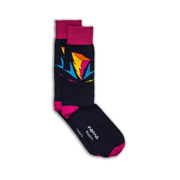 Calceta de Algodón Noma Outfitters Power Rangers Unitalla Lighting Bolt Multicolor
