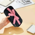 thumbnail image 5 of Pencil Case, Stationery Storage Bag, Candy Colored Soft Cloth Zippered Pencil Case with Bowknot Design, Lightweight Durable Portable Organizer for Pens and Small tools, 5 of 7
