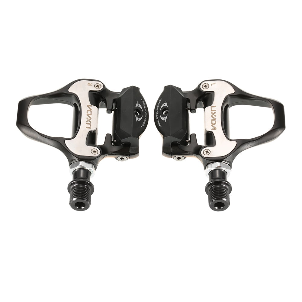 Lixada Road Bike Pedals SPD SL Single sided Clipless Bicycle 6 Degree Float Pedals Biking Cycling Pedal Clip in Pedals Walmart