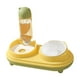 thumbnail image 4 of Dispensador automático de agua para perros y gatos, comedero inclinado 2 en 1 para cachorros Amarillo, 4 of 8