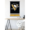 thumbnail image 5 of NHL Pittsburgh Penguins - Logo 21 Wall Poster with Wooden Magnetic Frame, 22.375" x 34", 5 of 6