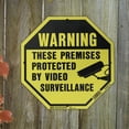 thumbnail image 4 of 9" x 9" Octagon Video Surveillance Sign by HY-KO, 4 of 8