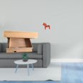 thumbnail image 2 of Estante Flotante De Pared Con Cajón Y Compartimento, Adorno De Caballo Dala Sueco, Figura Coleccionable De Caballo Dalecarlian Para Decoración Del Hogar., 2 of 8