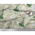 thumbnail image 3 of Soimoi Poly Georgette Fabric Fish & Ship Ocean Print Fabric by Yard 52 Inch Wide, 3 of 3