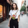 thumbnail image 6 of ALAZA Summer Tulip Flower-a5 Sling Bag for Women Men Waterproof Crossbody Chest Bags, 6 of 7