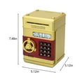 thumbnail image 4 of Teissuly Banking Play Toys For Kids, Mini ATM Auto Scroll Paper Coin Bank Money Saving Box With Password, Cashes & Coins Saving Box For Boys And Grils Gifts Toys Black Teissuly WER202312134132, 4 of 8