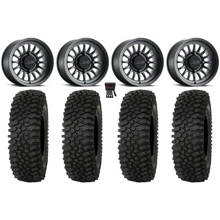 Method 411 14 Wheels Black 32 Roctane ST Tires Polaris RZR XP 1000 / PRO XP / Ranger XP 900/1000
