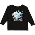 thumbnail image 3 of Inktastic Are You Yeti for Christmas with Yeti Holding Christmas Tree Boys or Girls Long Sleeve Toddler T-Shirt, 3 of 5