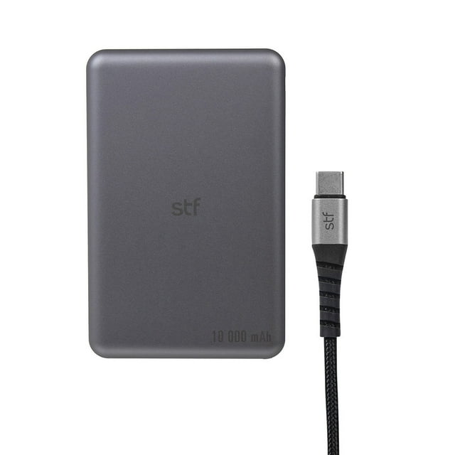 Combo Cargador Portátil Con Batería Magsafe 10 000 Mah + Cable 65W De 1.8M marca STF