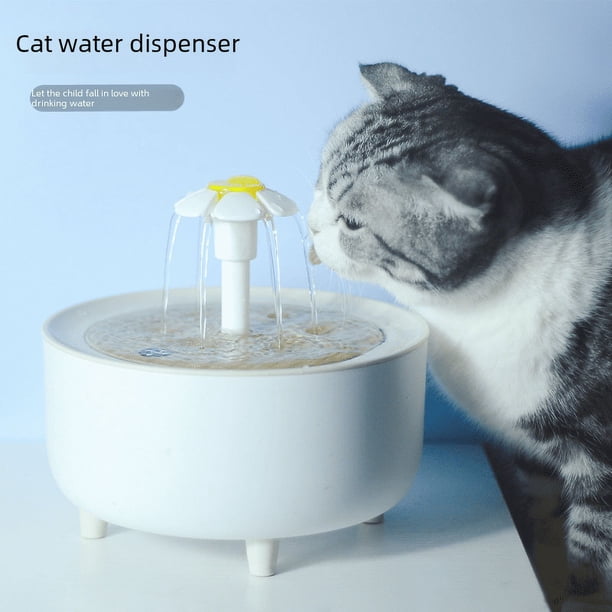 Hzemci Chat Fontaine À Eau Circulation Automatique Usb Réservoir D'Eau