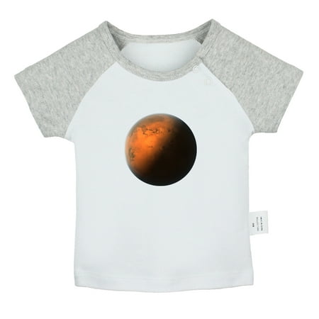

Nature Mars Planet Pattern T shirt For Baby Newborn Babies T-shirts Infant Tops 0-24M Kids Graphic Tees Clothing (Short Gray Raglan T-shirt 12-18 Months)