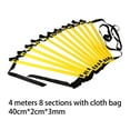 thumbnail image 5 of Agility Ladder Speed Ladder, Basketball Fitness Feet Training Balance, Football Running Training Equipment for Outdoor Sports (Yellow,6m 12 Sections), 5 of 5