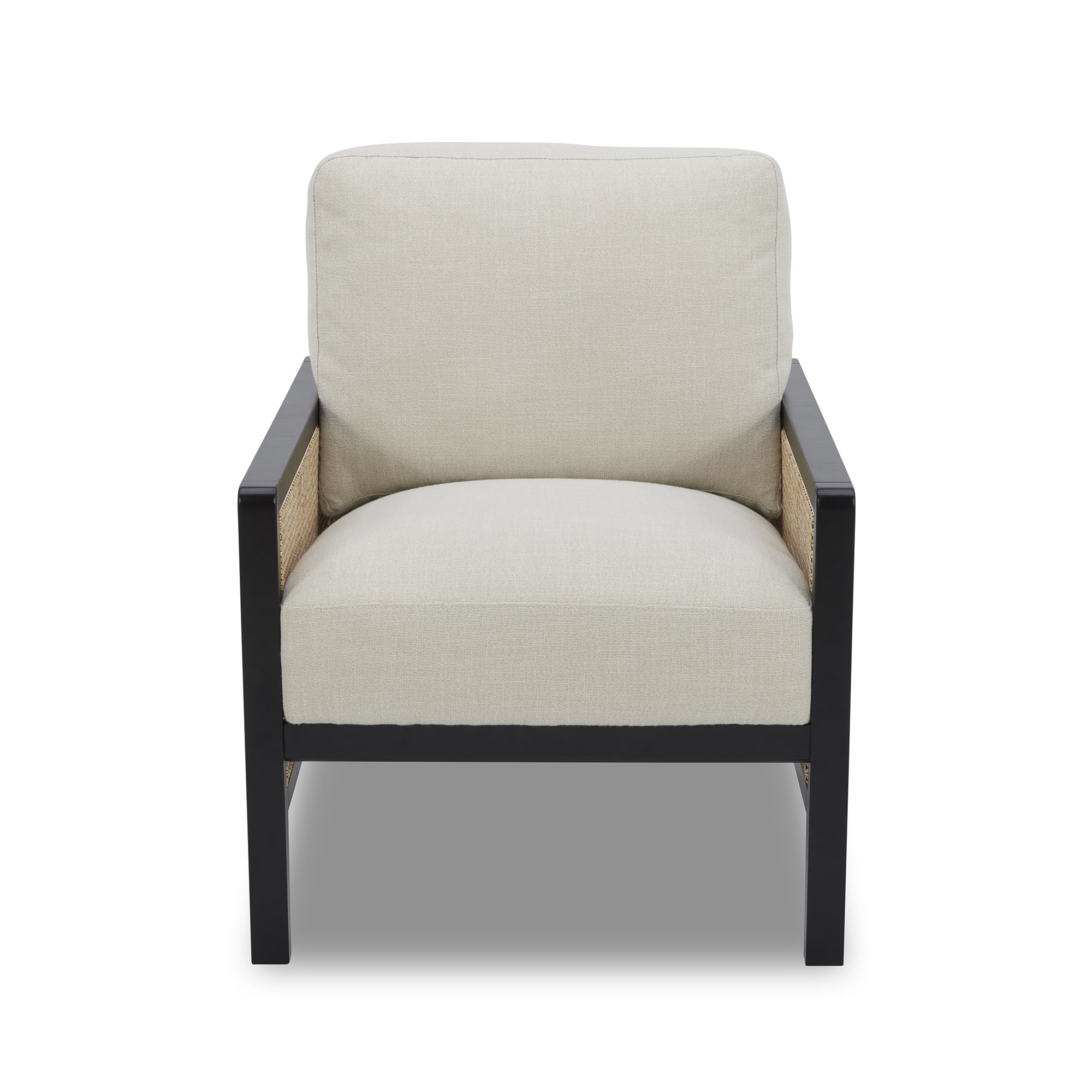 Better Homes & Gardens Springwood Caning Accent Chair, Charcoal Finish