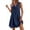 *Navy, variant on ClodeEU Women's Cowl Neck Sleeveless Tiered Mini Dress,Casual Loose Fit Sundress Pink,Women's Plus L