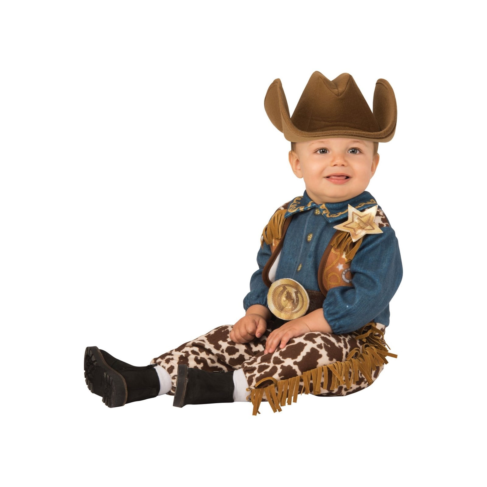 Cowboy Toddler Boys Fancy Dress Costume Halloween Party Western 2-3 Years 