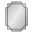 thumbnail image 2 of Kate and Laurel Minuette Traditional Wall Mirror, 18 x 24, Bronze, Decorative Farmhouse Mirror with Elegant Scalloped Interlocking Geometry With Slim Profile, 2 of 7